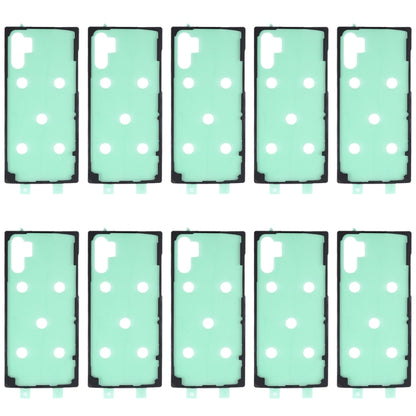 Pour Samsung Galaxy Note10 10 pièces adhésif de couverture de boîtier arrière