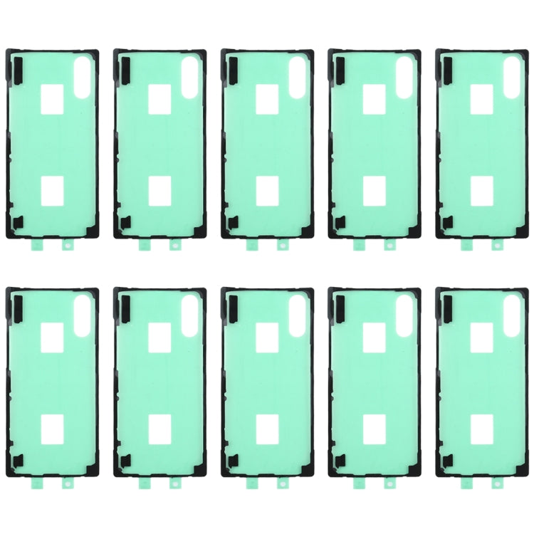 Pour Samsung Galaxy Note10 + 10 pièces adhésif de couverture de boîtier arrière