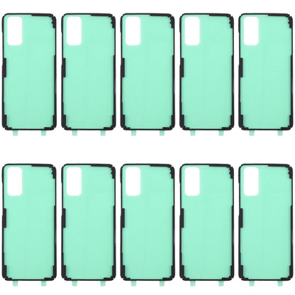 Pour Samsung Galaxy S20 10 pièces adhésif de couverture de boîtier arrière