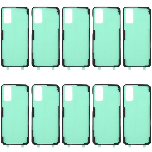 Pour Samsung Galaxy S20 10 pièces adhésif de couverture de boîtier arrière