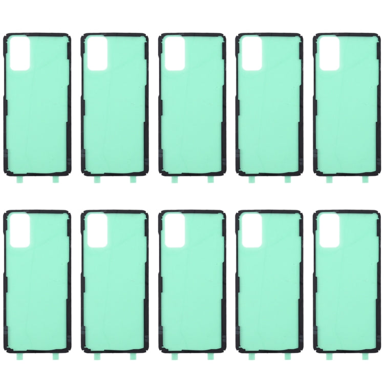 Pour Samsung Galaxy S20 + 10 pièces adhésif de couverture de boîtier arrière