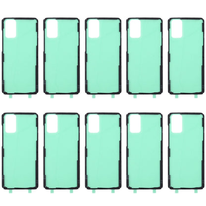 Pour Samsung Galaxy S20 + 10 pièces adhésif de couverture de boîtier arrière
