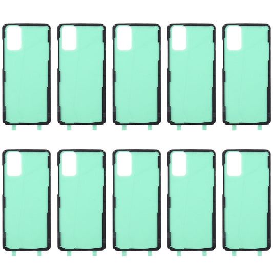 Pour Samsung Galaxy S20 + 10 pièces adhésif de couverture de boîtier arrière