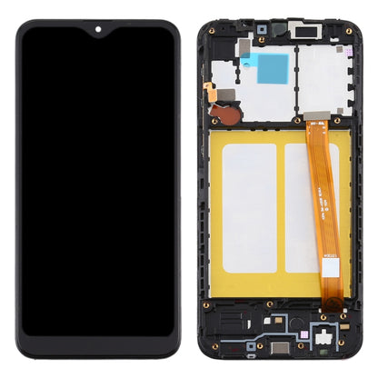 Écran LCD matériel TFT et assemblage complet de numériseur avec cadre pour Samsung Galaxy A20e
