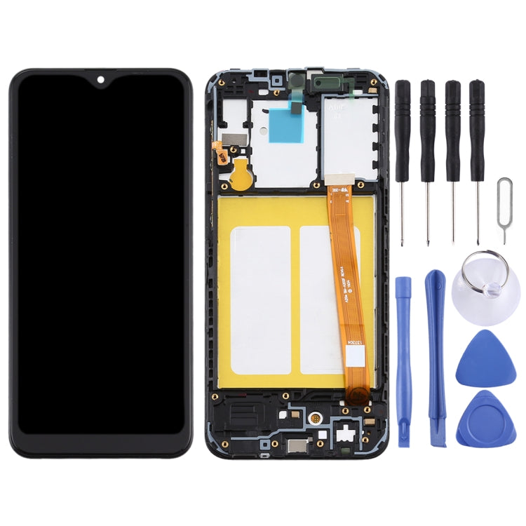 Écran LCD matériel TFT et assemblage complet de numériseur avec cadre pour Samsung Galaxy A10e