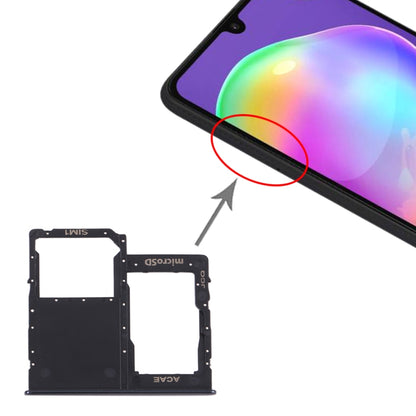 Pour Samsung Galaxy A31 Plateau de carte SIM + Plateau de carte Micro SD