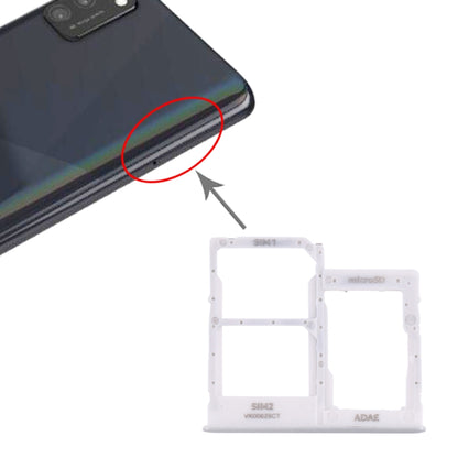 Pour Samsung Galaxy A41 / A415 Plateau de carte SIM + Plateau de carte SIM + Plateau de carte Micro SD