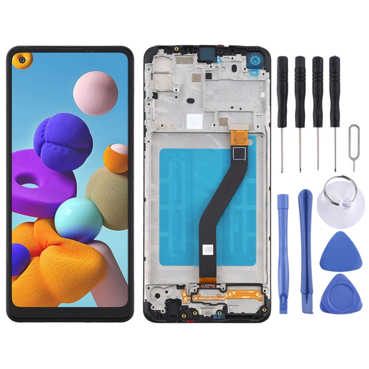 Écran LCD et numériseur complet avec cadre pour Samsung Galaxy A21 / SM-A215