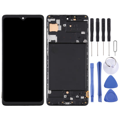 Écran LCD en matériau TFT et numériseur complet avec cadre (ne prenant pas en charge l'identification par empreinte digitale) pour Samsung Galaxy A71 / SM-A715
