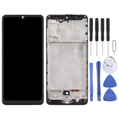 Écran LCD matériel TFT et assemblage complet de numériseur avec cadre pour Samsung Galaxy A31 / SM-A315