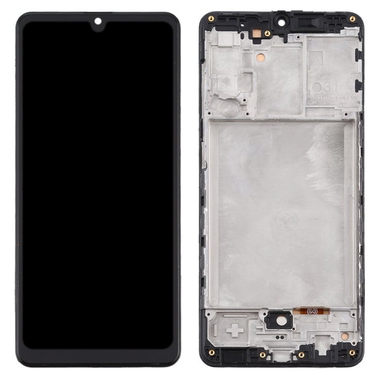Écran LCD matériel TFT et assemblage complet de numériseur avec cadre pour Samsung Galaxy A31 / SM-A315