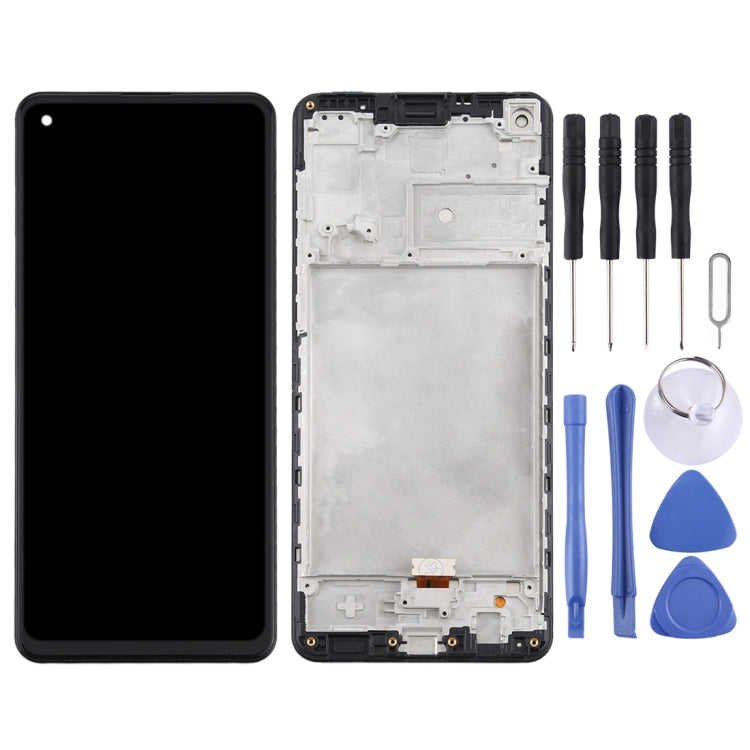 Écran LCD et numériseur complet avec cadre pour Samsung Galaxy A21s / SM-A217