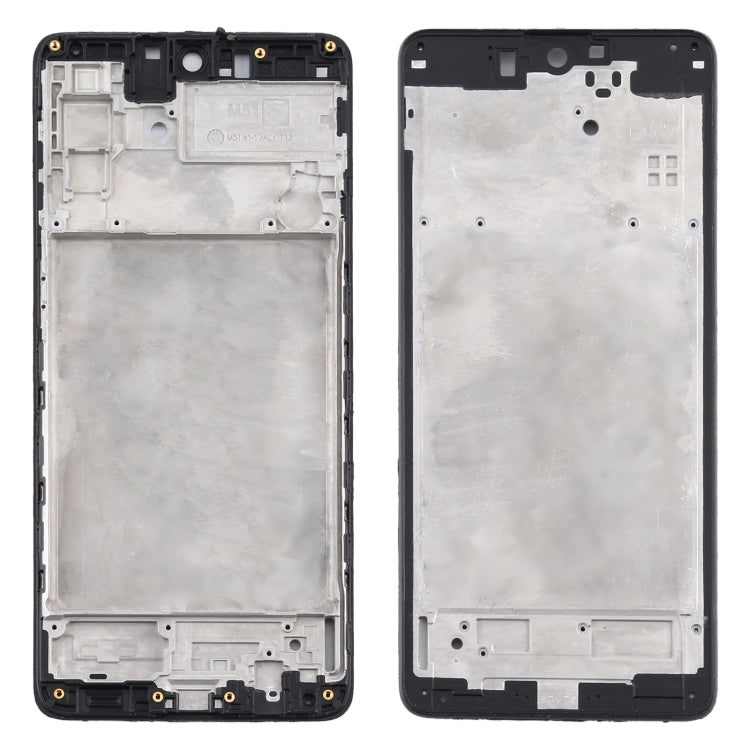 Pour Samsung Galaxy M51, boîtier avant, cadre LCD, plaque de lunette