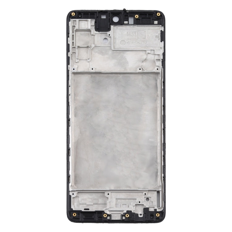 Pour Samsung Galaxy M51, boîtier avant, cadre LCD, plaque de lunette