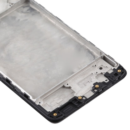 Pour Samsung Galaxy M51, boîtier avant, cadre LCD, plaque de lunette