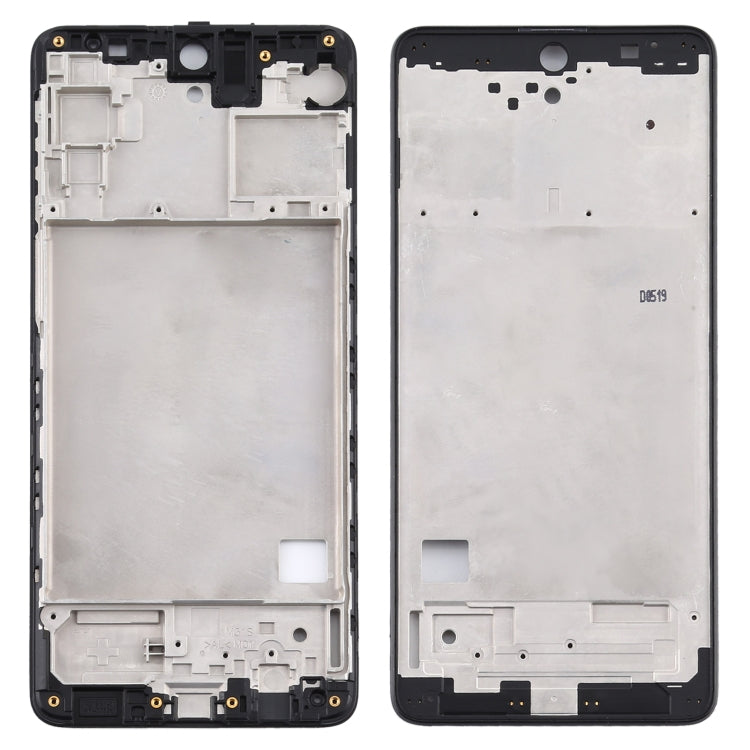Pour Samsung Galaxy M31s, boîtier avant, cadre LCD, plaque de lunette