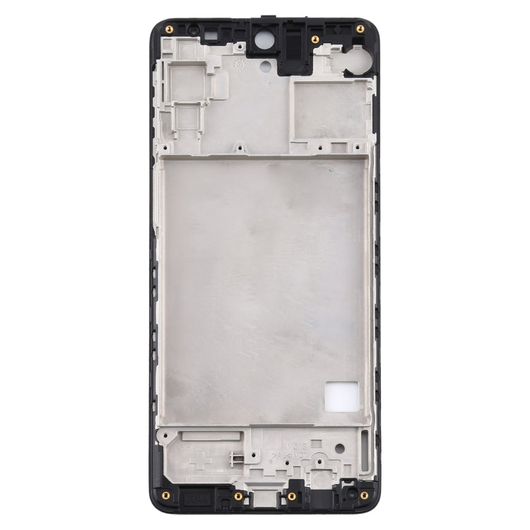 Pour Samsung Galaxy M31s, boîtier avant, cadre LCD, plaque de lunette