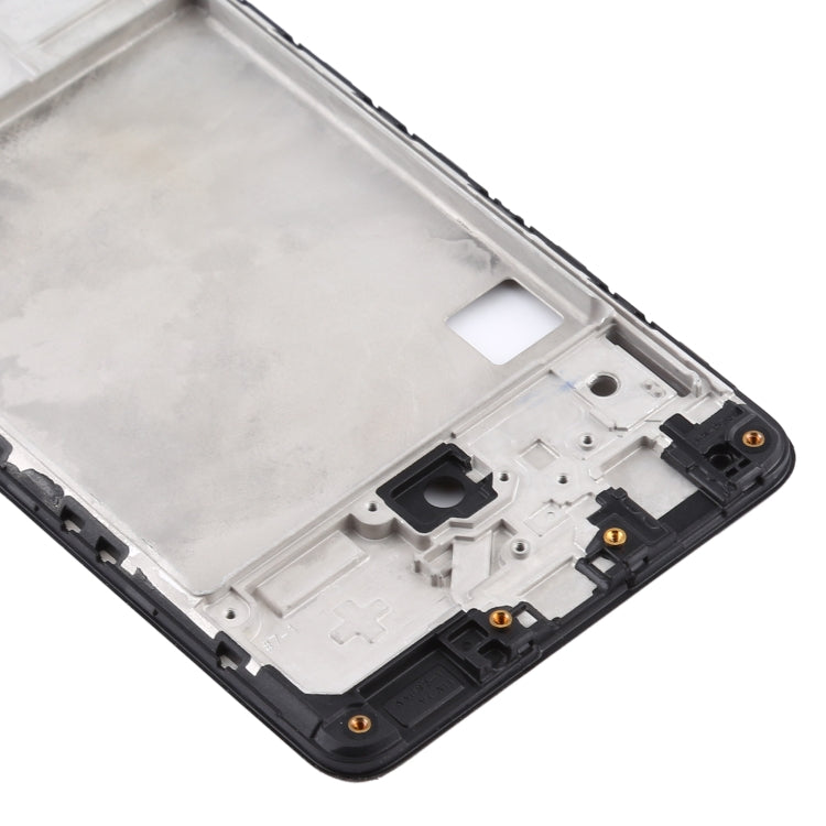 Pour Samsung Galaxy A41, boîtier avant, cadre LCD, plaque de lunette