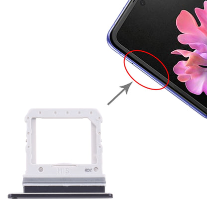 Pour Samsung Galaxy Z Flip SM-F700 Plateau de carte SIM