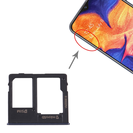 Pour Samsung Galaxy A10e Plateau de carte SIM + Plateau de carte Micro SD