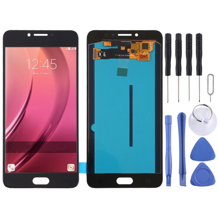 Écran LCD et numériseur complet (matériau OLED) pour Galaxy C7 Pro / C7010