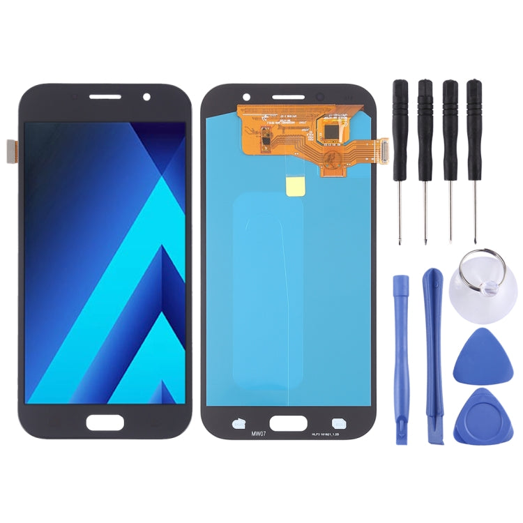 Écran LCD et numériseur complet (matériau OLED) pour Galaxy A7 (2017), A720F, A720F/DS
