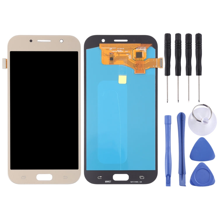 Écran LCD et numériseur complet (matériau OLED) pour Galaxy A7 (2017), A720F, A720F/DS