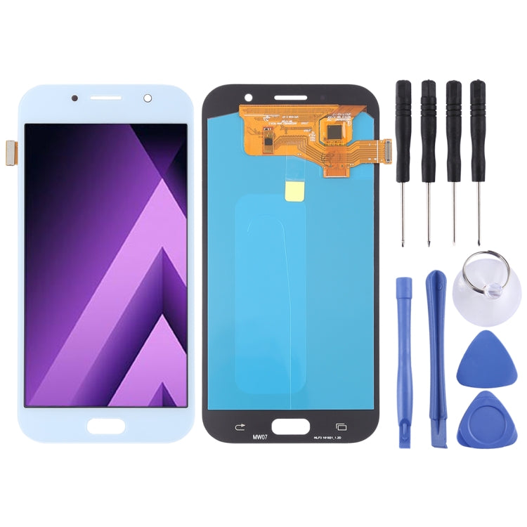 Écran LCD et numériseur complet (matériau OLED) pour Galaxy A7 (2017), A720F, A720F/DS