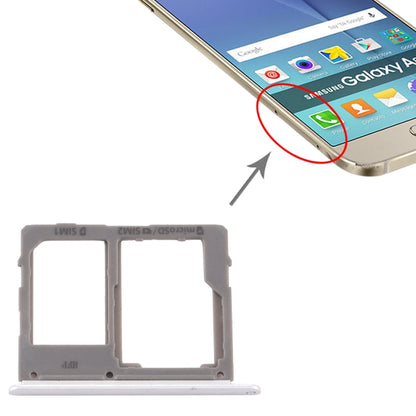 Pour Samsung Galaxy A8 Star/A9 Star SM-G8850 plateau de carte SIM + plateau de carte SIM/plateau de carte Micro SD