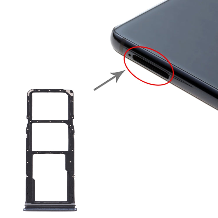Pour Samsung Galaxy A9 (2018) SM-A920 Plateau pour carte SIM + Plateau pour carte SIM + Plateau pour carte Micro SD