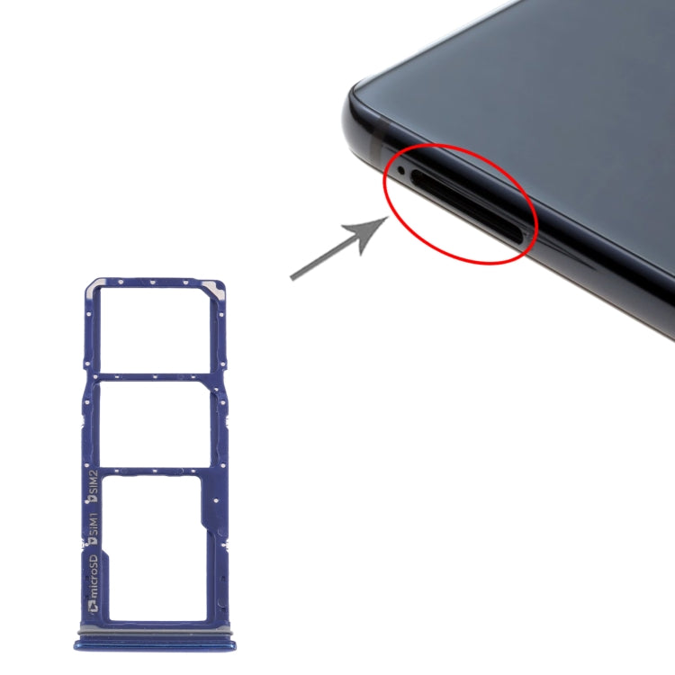 Pour Samsung Galaxy A9 (2018) SM-A920 Plateau pour carte SIM + Plateau pour carte SIM + Plateau pour carte Micro SD