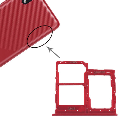 Pour Samsung Galaxy A01 Core SM-A013 Plateau de carte SIM + Plateau de carte SIM + Plateau de carte Micro SD