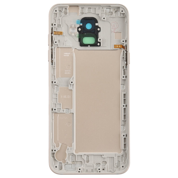 Pour Galaxy A6 (2018) / A600F Coque arrière avec touches latérales et objectif d'appareil photo