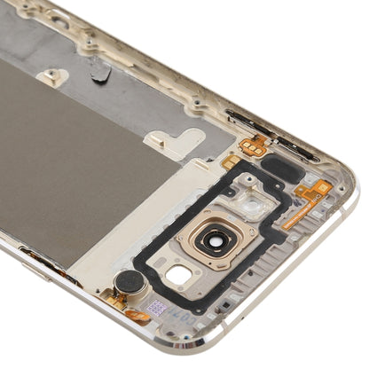 Pour Galaxy A8 Coque arrière avec touches latérales et objectif d'appareil photo