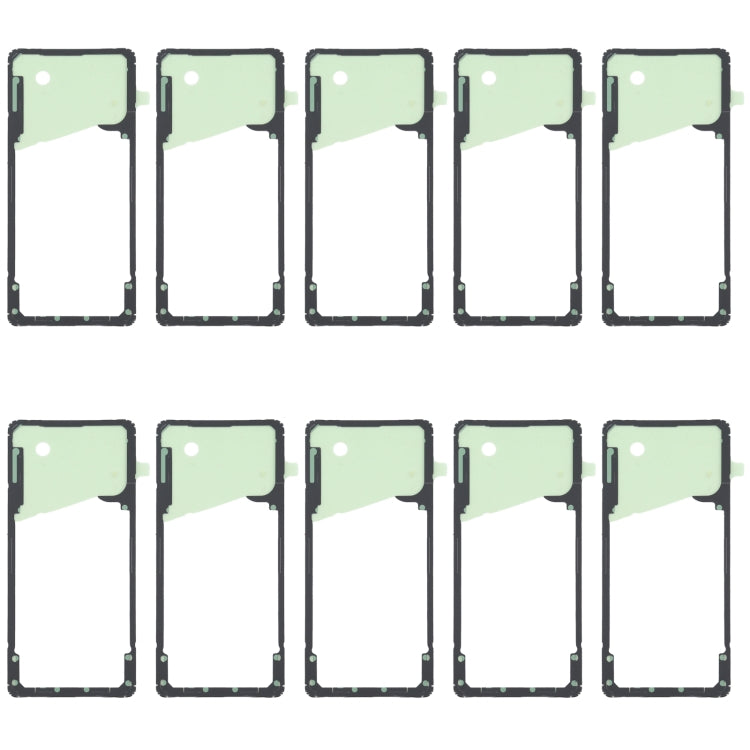 Pour Samsung Galaxy Note 10 Lite 10 pièces adhésif de couverture de boîtier arrière
