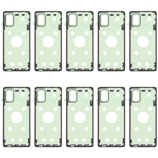 Pour Samsung Galaxy A71 10 pièces adhésif de couverture de boîtier arrière