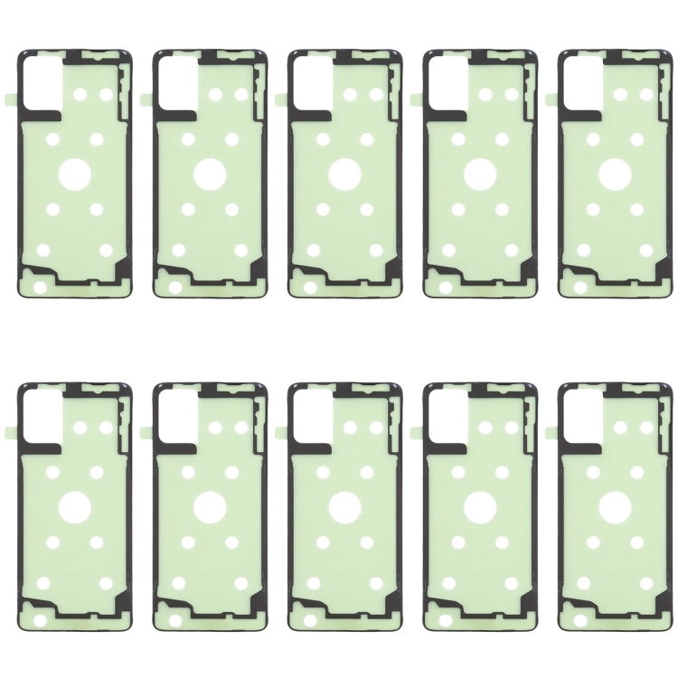 Pour Samsung Galaxy A51 10 pièces adhésif de couverture de boîtier arrière