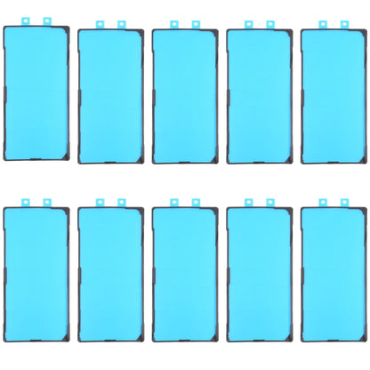 Pour Samsung Galaxy Note20 Ultra 10 pièces adhésif de couverture de boîtier arrière