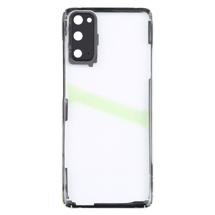 Couvercle arrière de batterie Transparent en verre, pour Samsung Galaxy S20 SM-G980 SM-G980F SM-G980F/DS
