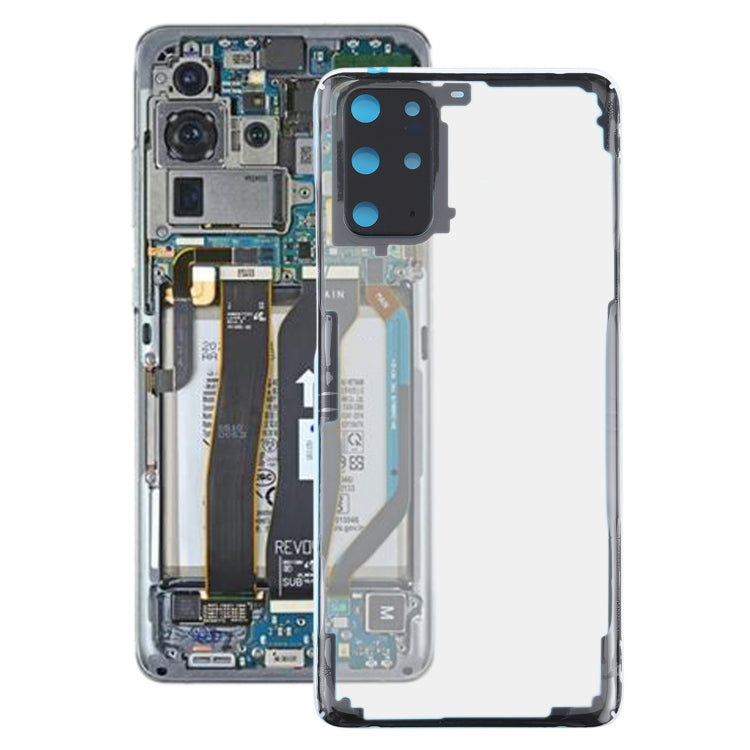 Pour Samsung Galaxy S20 + SM-G985 SM-G985F SM-G985F/DS couvercle arrière de batterie Transparent en verre