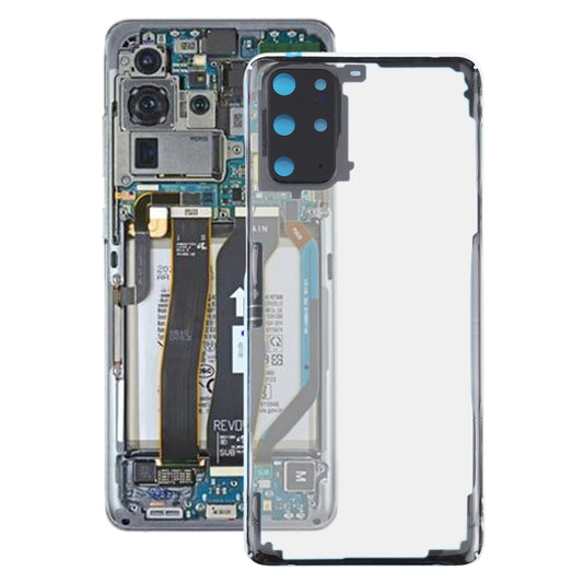 Pour Samsung Galaxy S20 + SM-G985 SM-G985F SM-G985F/DS couvercle arrière de batterie Transparent en verre