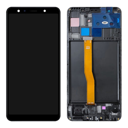 Écran LCD d'origine et numériseur complet avec cadre pour Samsung Galaxy A7 (2018) SM-A750