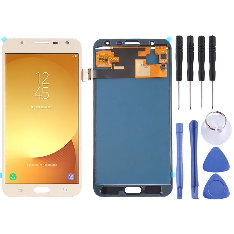 Écran LCD et numériseur complet (matériau TFT) pour Galaxy J7 Neo, J701F/DS, J701M