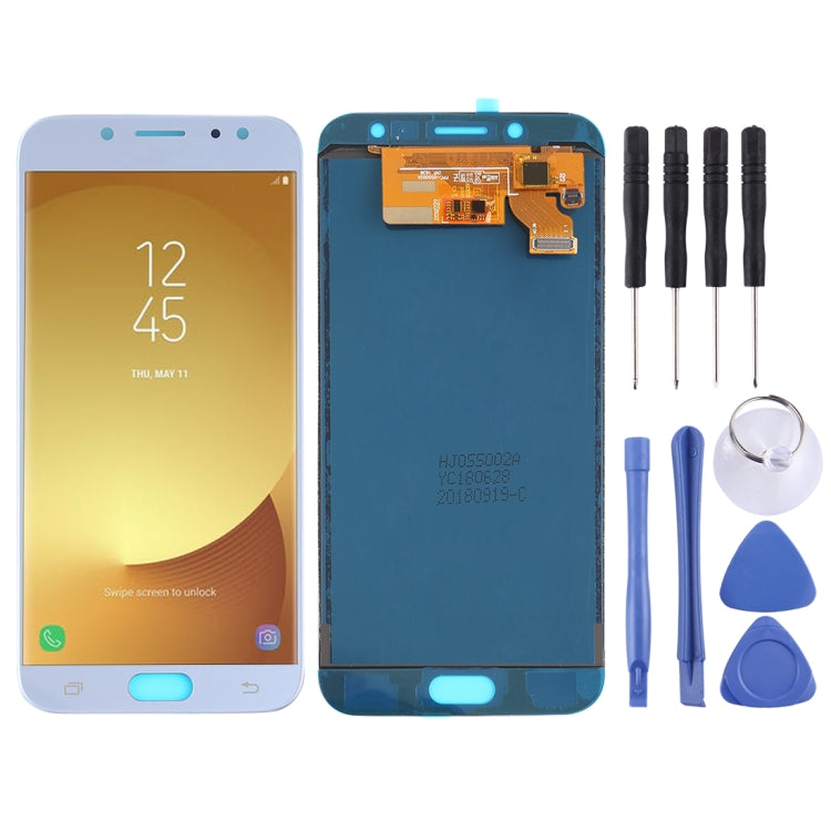 Écran LCD et numériseur complet (matériau TFT) pour Galaxy J7 (2017), J730F/DS, J730FM/DS