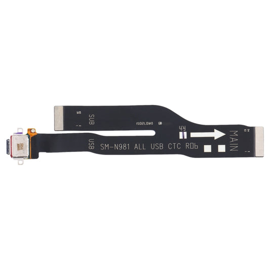 Pour Samsung Galaxy Note20 5G / SM-N981 Câble flexible de port de charge d'origine