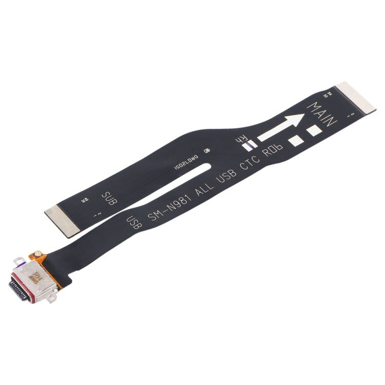 Pour Samsung Galaxy Note20 5G / SM-N981 Câble flexible de port de charge d'origine