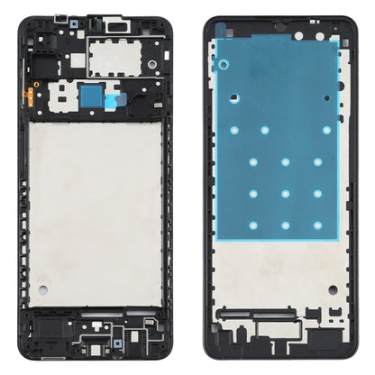 Pour Samsung Galaxy A12, boîtier avant, cadre LCD, plaque de lunette