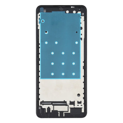 Pour Samsung Galaxy A12, boîtier avant, cadre LCD, plaque de lunette