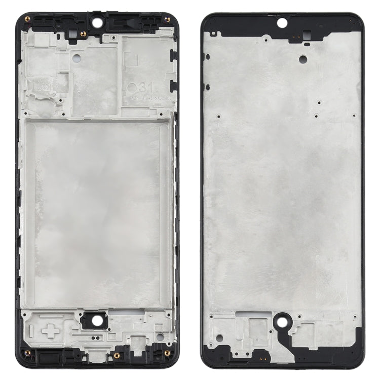 Pour Samsung Galaxy A31, boîtier avant, cadre LCD, plaque de lunette