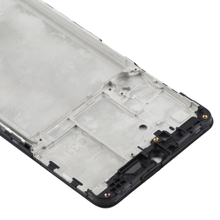 Pour Samsung Galaxy A31, boîtier avant, cadre LCD, plaque de lunette